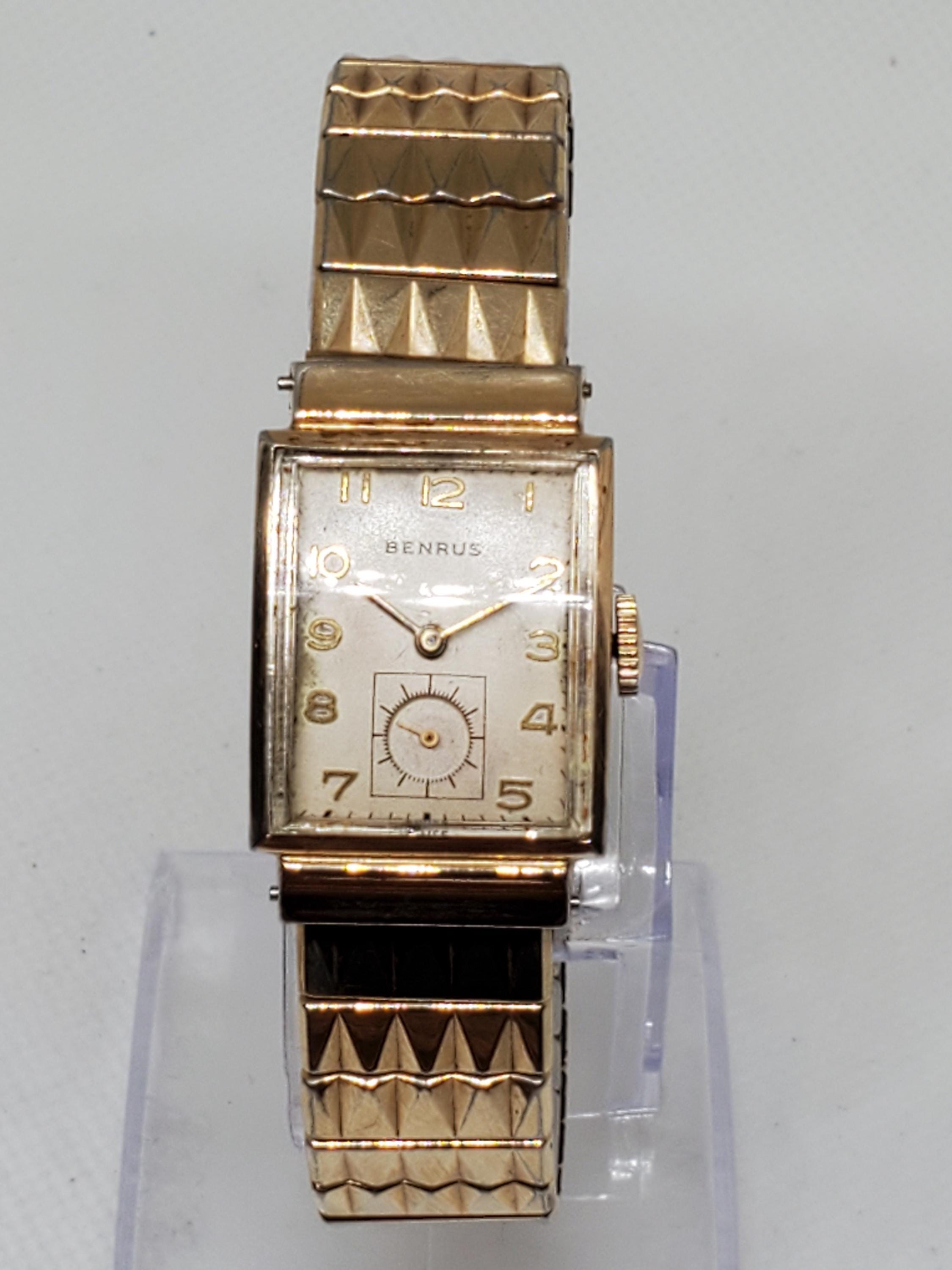 Vintage Benrus Gold Plated Manual Watch, Late 1950s , Running - Etsy