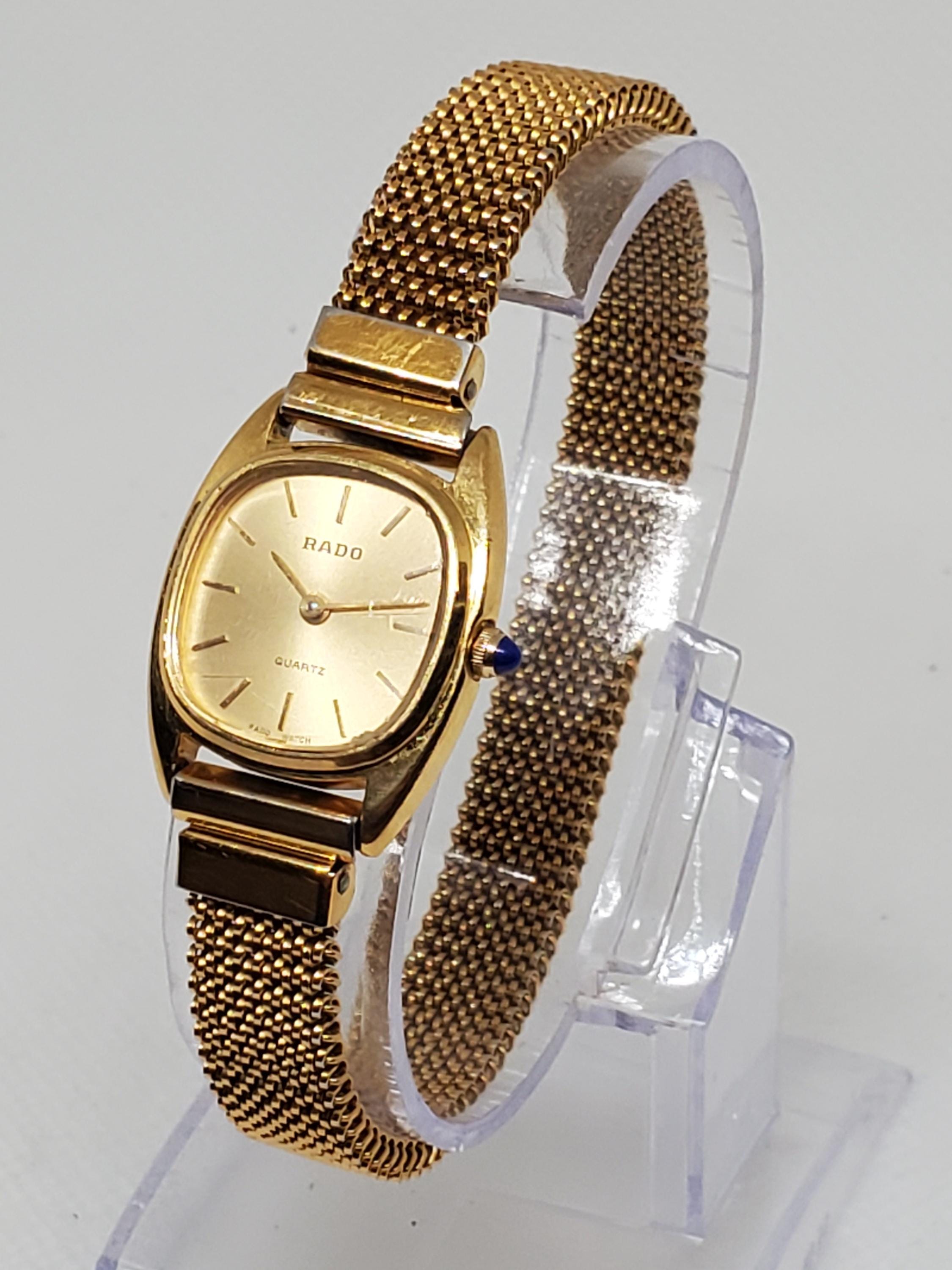 Rado Gold Plated Ladies Watch. 1980s, Working - Etsy