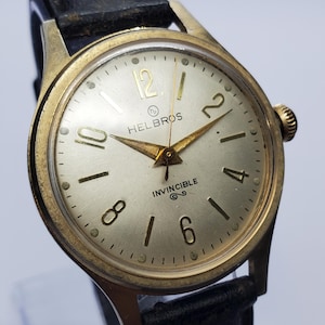Helbros Vintage Gold Watch - Etsy display picture 3