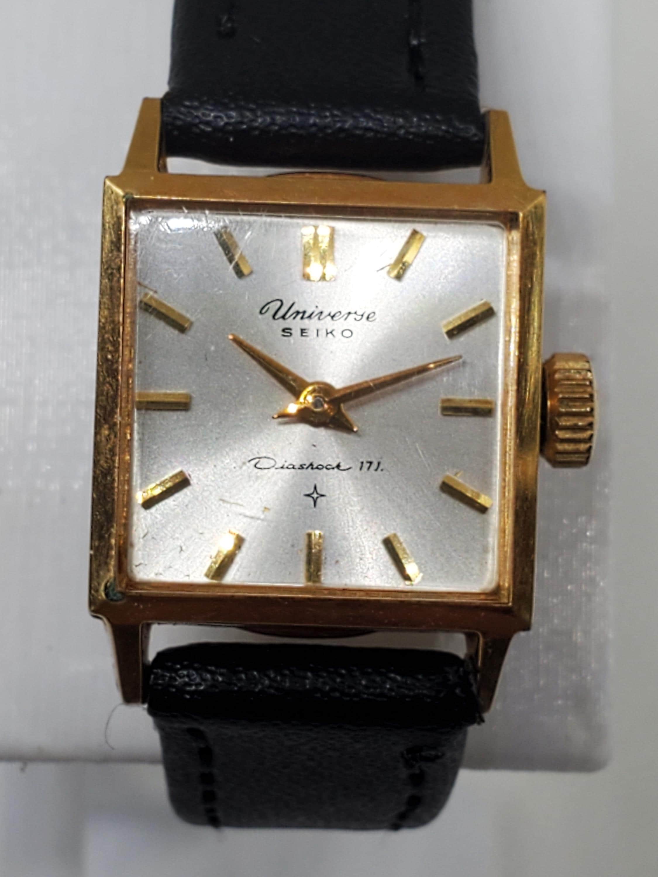 Seiko Universe Gold Plated Manual Watch, 1960s - Etsy