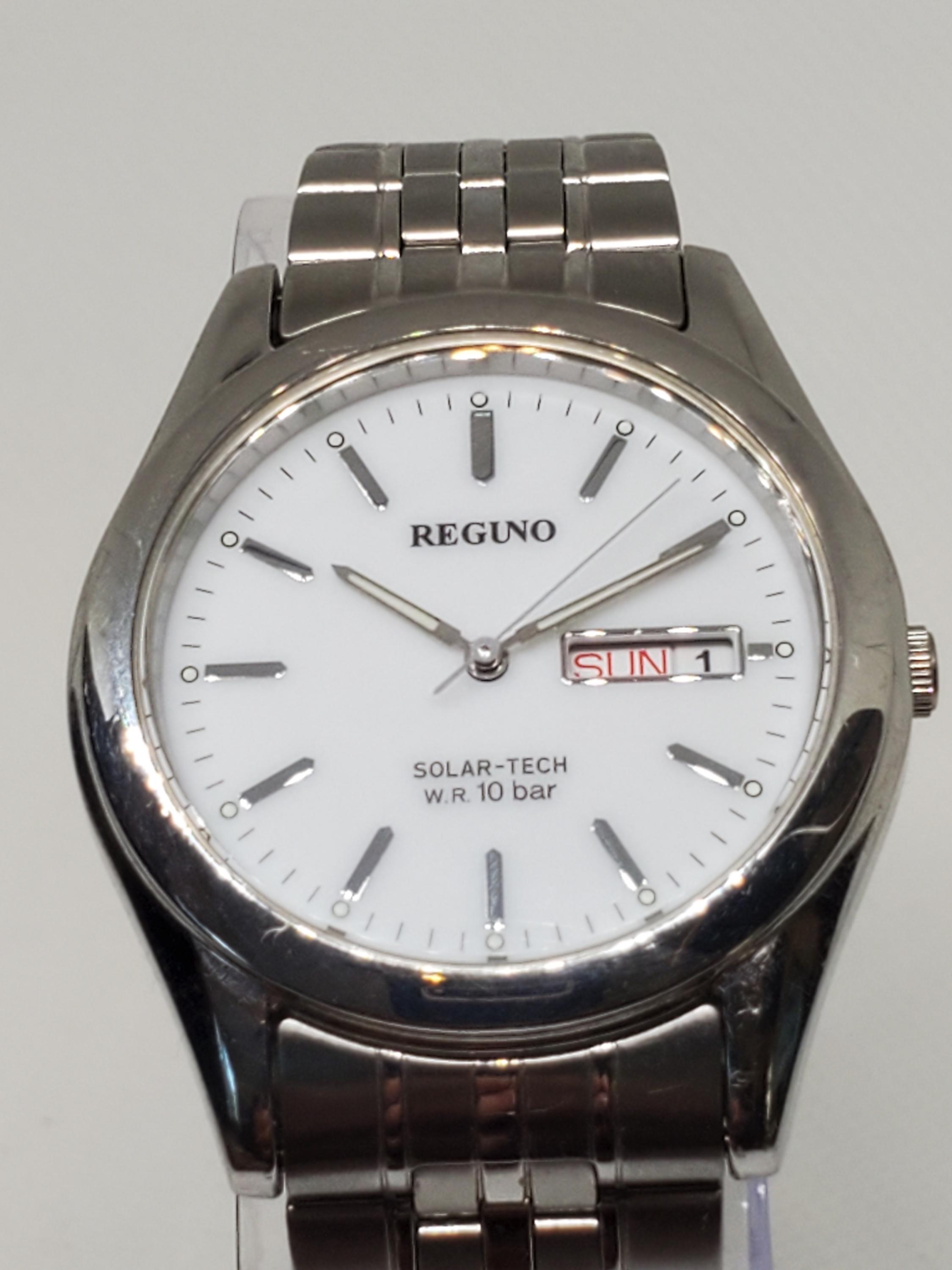 CITIZEN REGUNO SOLAR-TECH W.R10bar シルバー Citizen Reguno Solar Watch, 2000s , Working - Etsy Israel