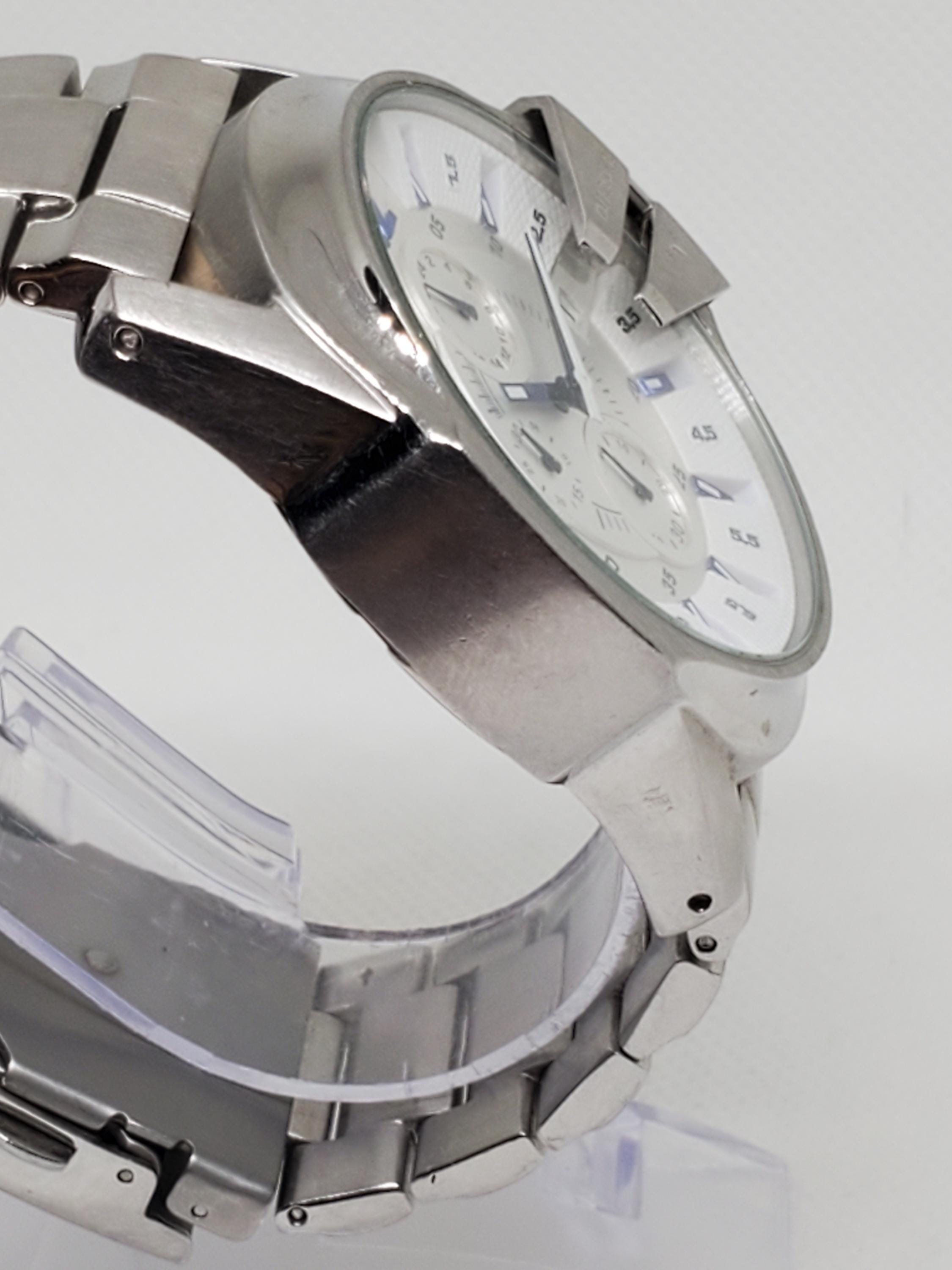 ディーゼル DZ4181 クロノグラフ スポーツ – 46 mm、ホワイト文字盤 