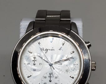 Agnes B Ladies Chronograph Watch, 2000s - Vintage Collection - - Etsy