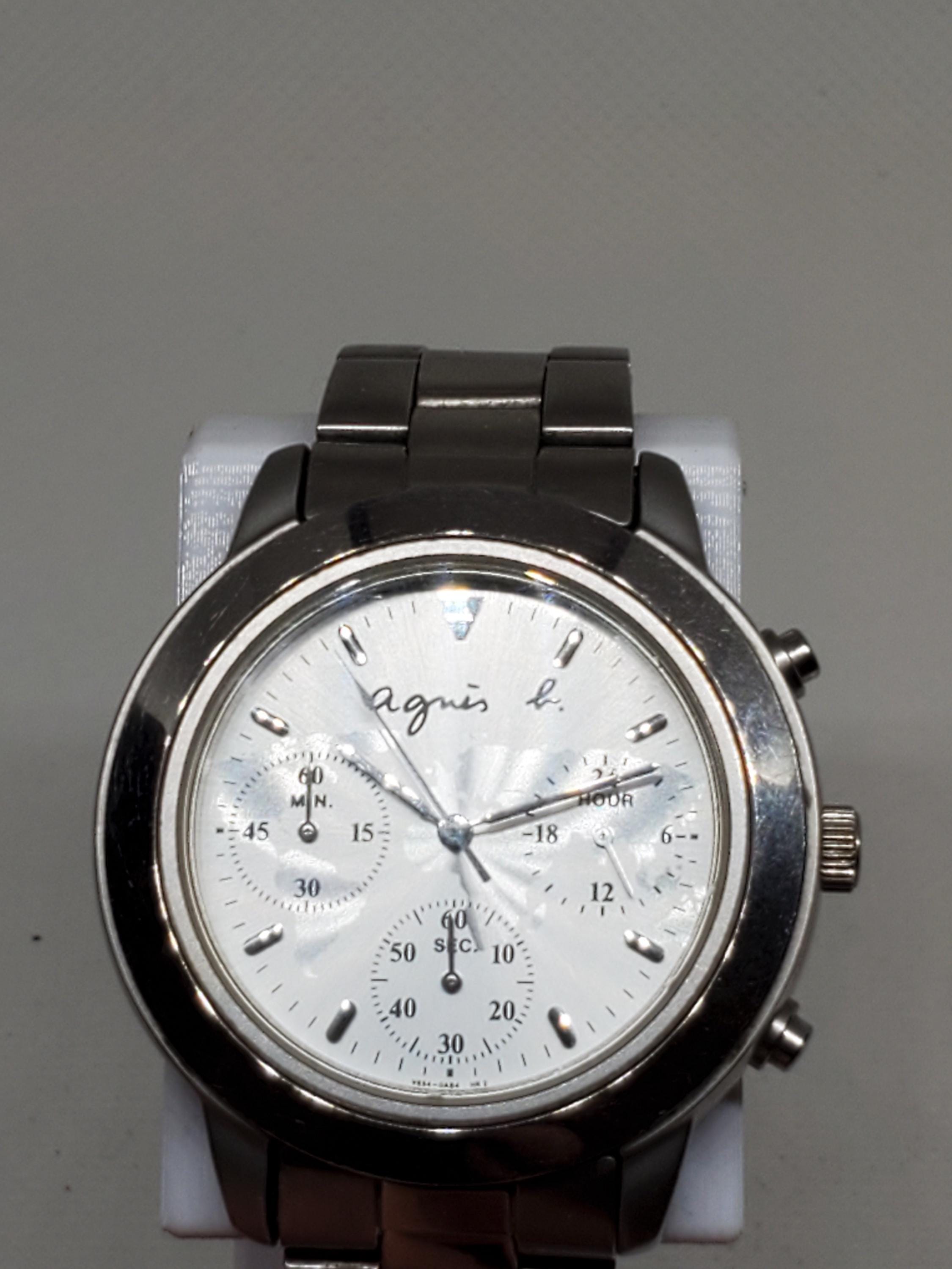 Vintage Agnes B Ladies Chronograph Watch, 2000s, Running - Etsy