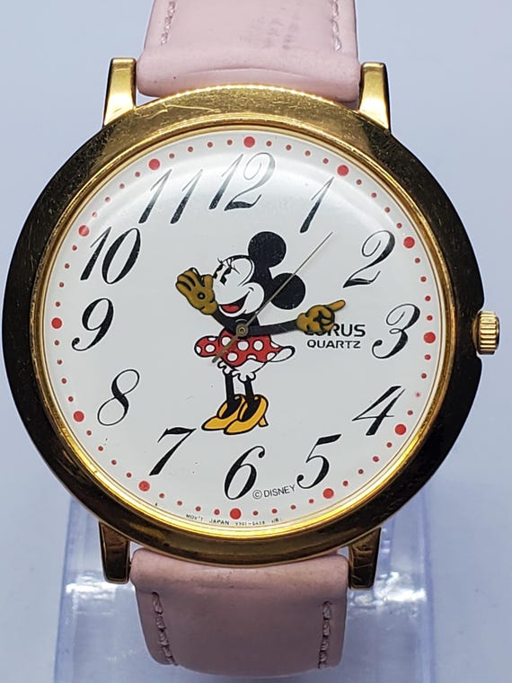 ビンテージ セイコー ローラス ミニーマウス ゴールドメッキ 44mm 