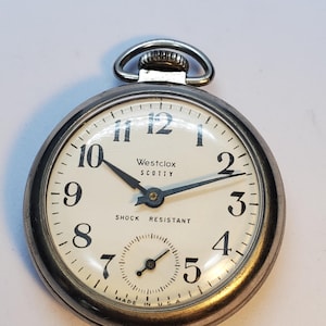 Westclox scotty pocket watch - Etsy 日本