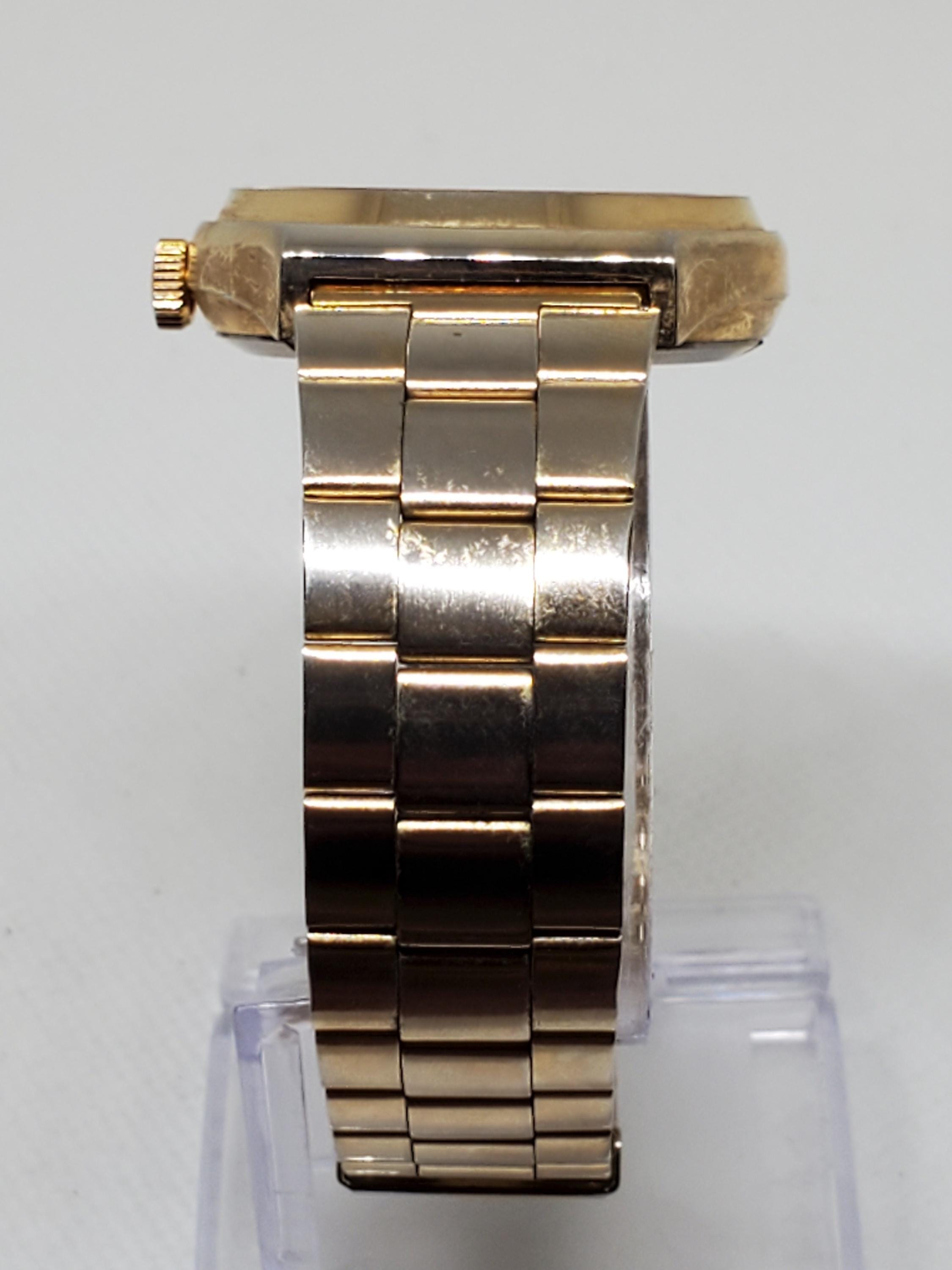 Ligun De Luxe ゴールドメッキ メンズ腕時計、1960年代、動作品 - Etsy 