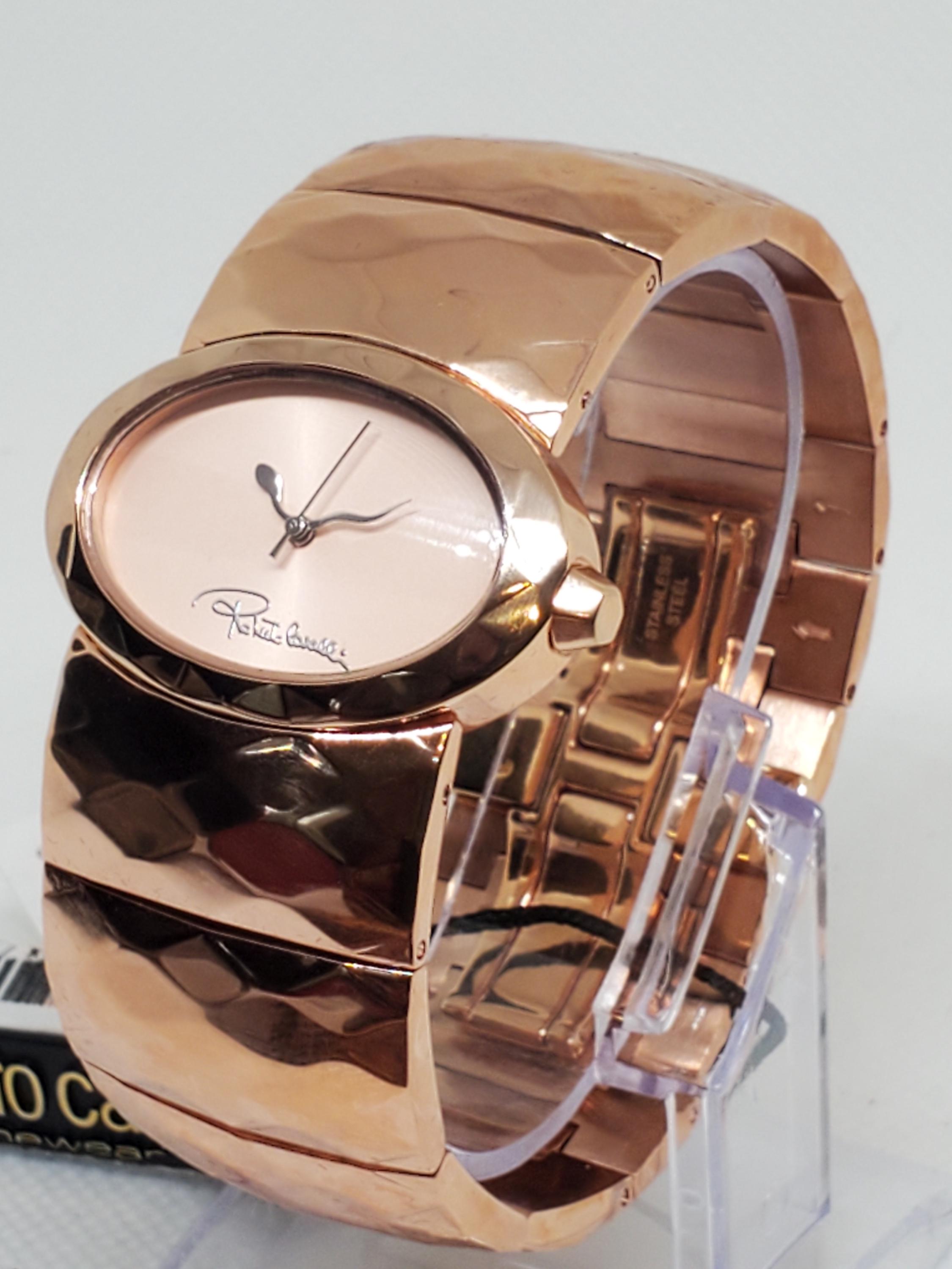 Roberto Cavalli Watch Rose Gold Tone New Wrapped With Box  display picture 1