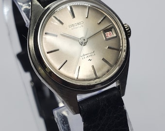 Seiko Chorus 23 Jewels Date Dress Manual Watch, 21mm, 1967, Working