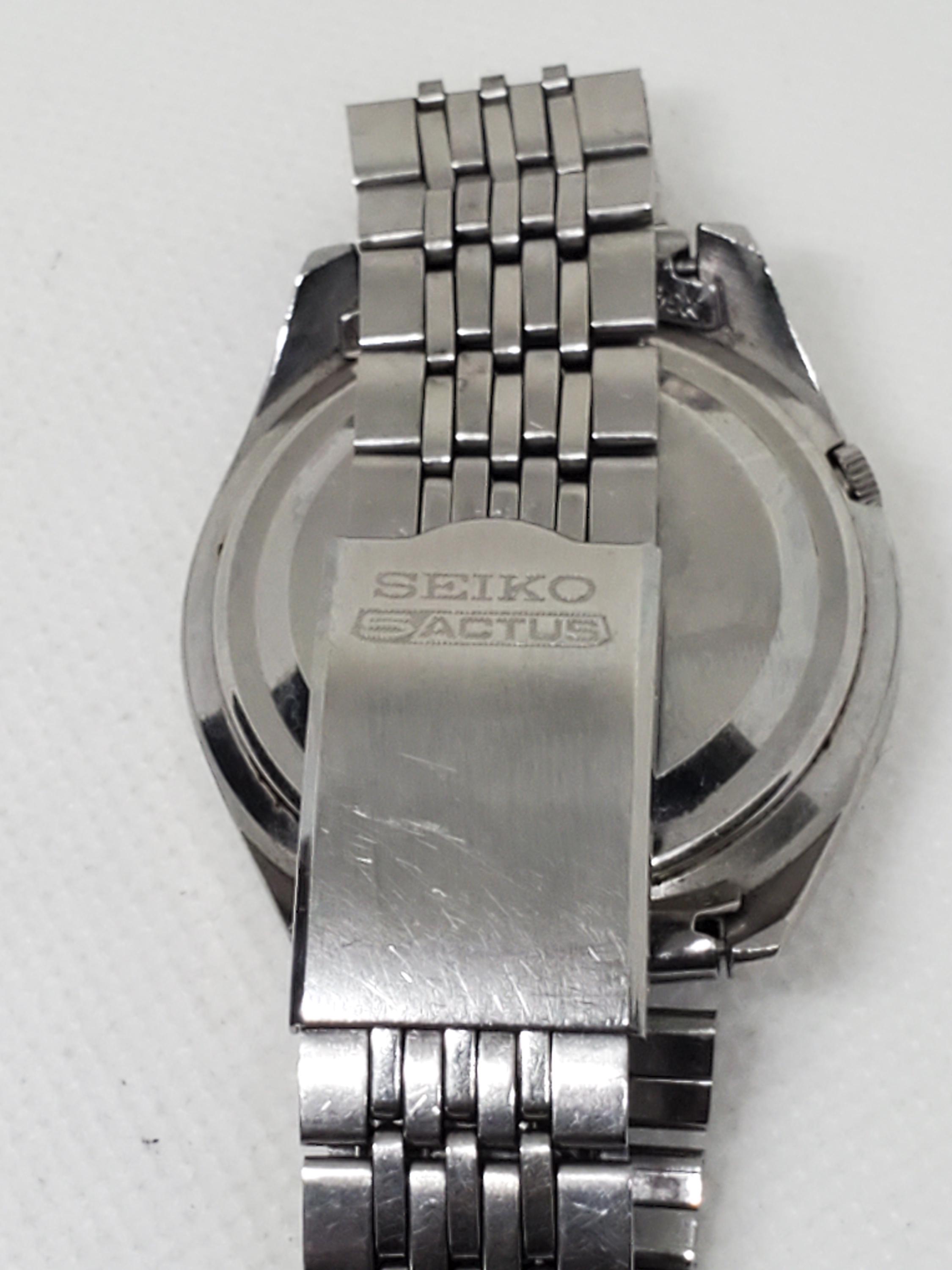SEIKO ACTUS 稼働品 1975年製 Seiko 5 ACTUS Silver Tone Automatic, Day and Date, 1975 - 50