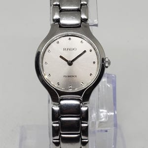 動作未確認　RADO FLORENCE 腕時計 レディース　純正ベルト　シルバー Rado Florence Silver Tone Ladies Watch, 1990s, Working - Etsy