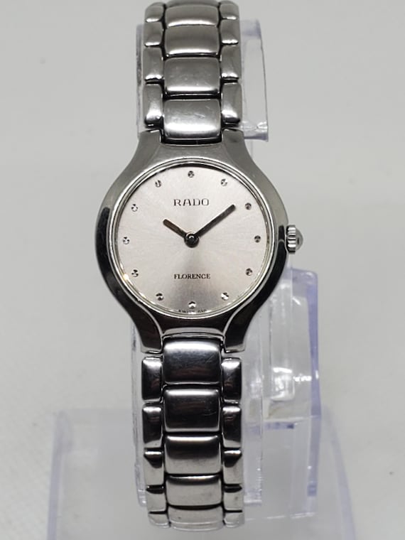 動作未確認　RADO FLORENCE 腕時計 レディース　純正ベルト　シルバー Rado Florence Silver Tone Ladies Watch, 1990s, Working - Etsy Israel