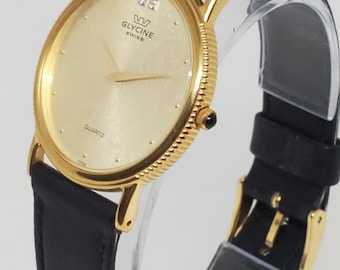 Vintage Jules Jurgensen 6510 Gold Tone Octagonal Watch  display picture 2