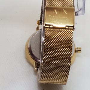 Armani Exchange AX5536 Gold Plated Watch, 2010s - Vintage Collection ...