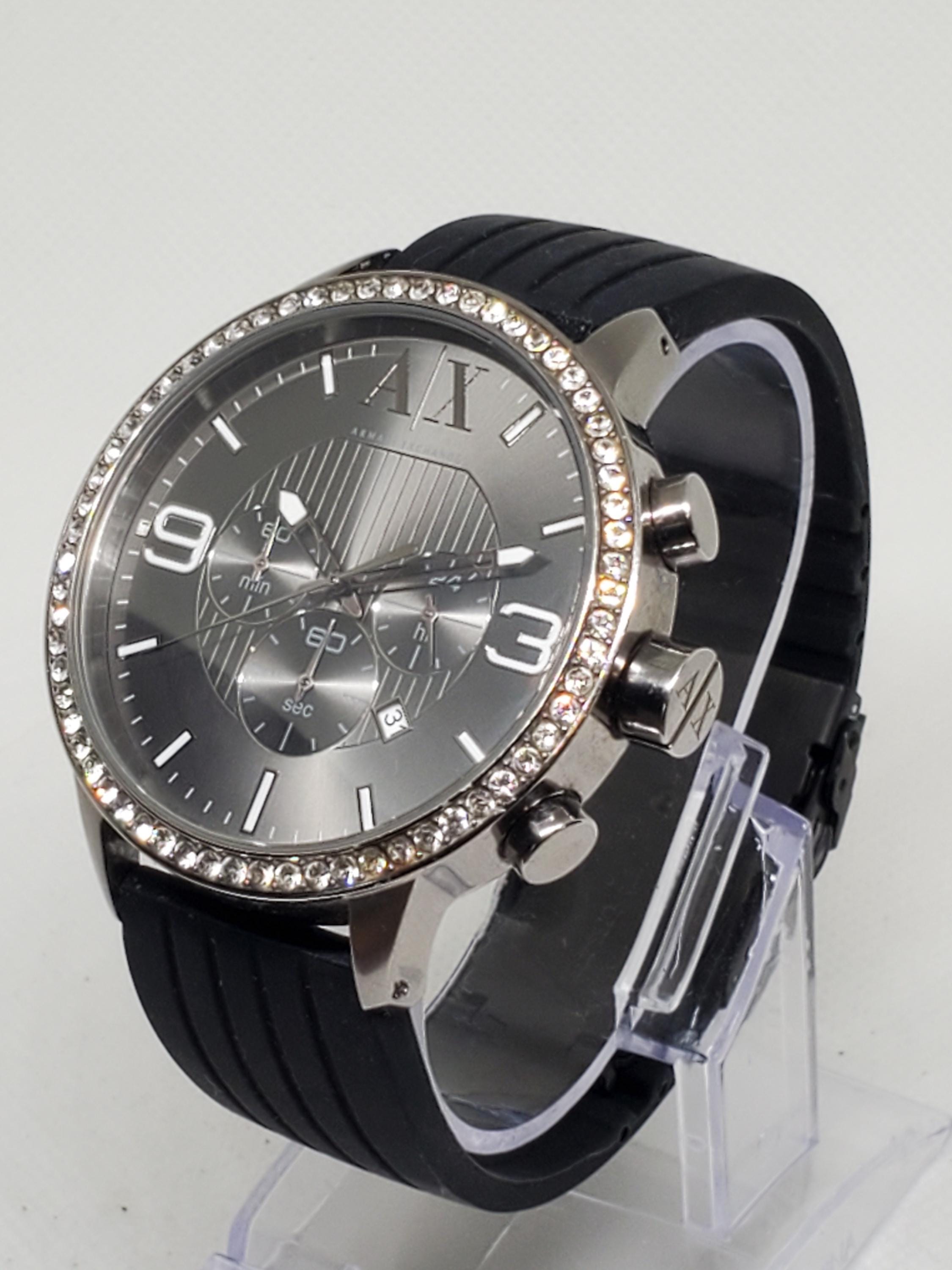 Armani Exchange AX1270 Chronograph Men's Watch, Crystal Bezel