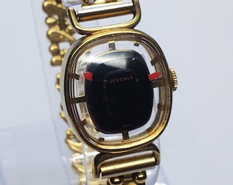 Vintage Juvenia Mystere Manual 17 Jewels Swiss Watch, 21x23mm