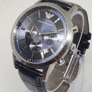 Emporio Armani AR2448 Chronograph Watch, 2010s           - Vintage Collection -