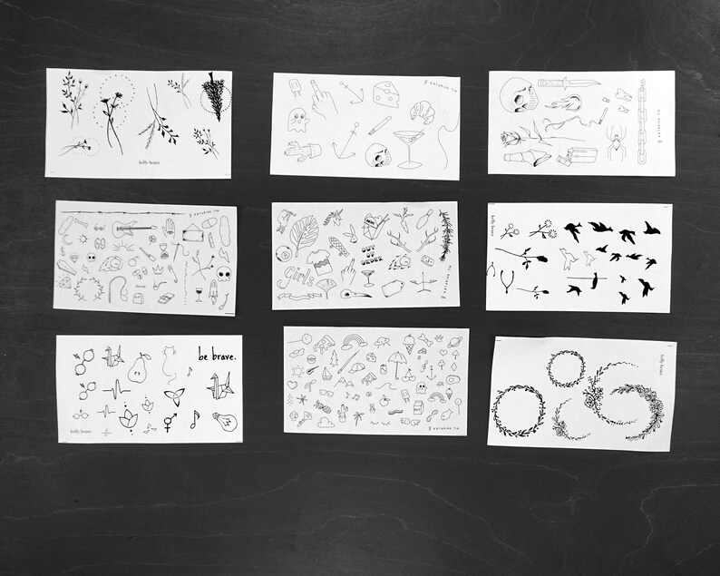 The Handpoke Tattoo Kit for one stick and poke tattoo Etsy