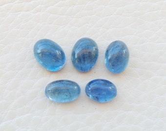 Natural SANTA MARIA Moss Aquamarine Smooth Round Shape Cabochons Stone size-4-6 MM For jewellery Making Loose Gemstone