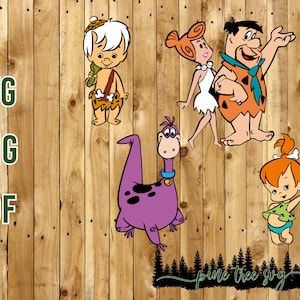 Flintstones - SVG, PNG, PDF - Instant Download