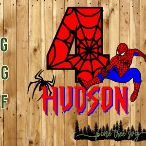 Download Spiderman Birthday Shirt Svg Etsy