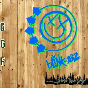 Blink 182 - SVG, PNG, PDF - Instant Download