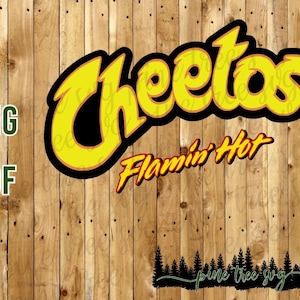Logotipo de Cheetos - Flamin Hot - SVG, PNG, PDF - Descarga instantánea
