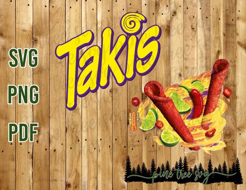 Takis Icon Takis - SVG, PNG, PDF - Instant Download - Etsy