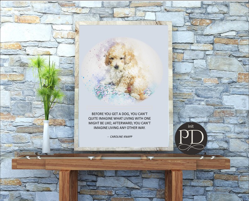 Set of 12 Printable Dog Posters With Quotes Wall Art Dog Etsy
