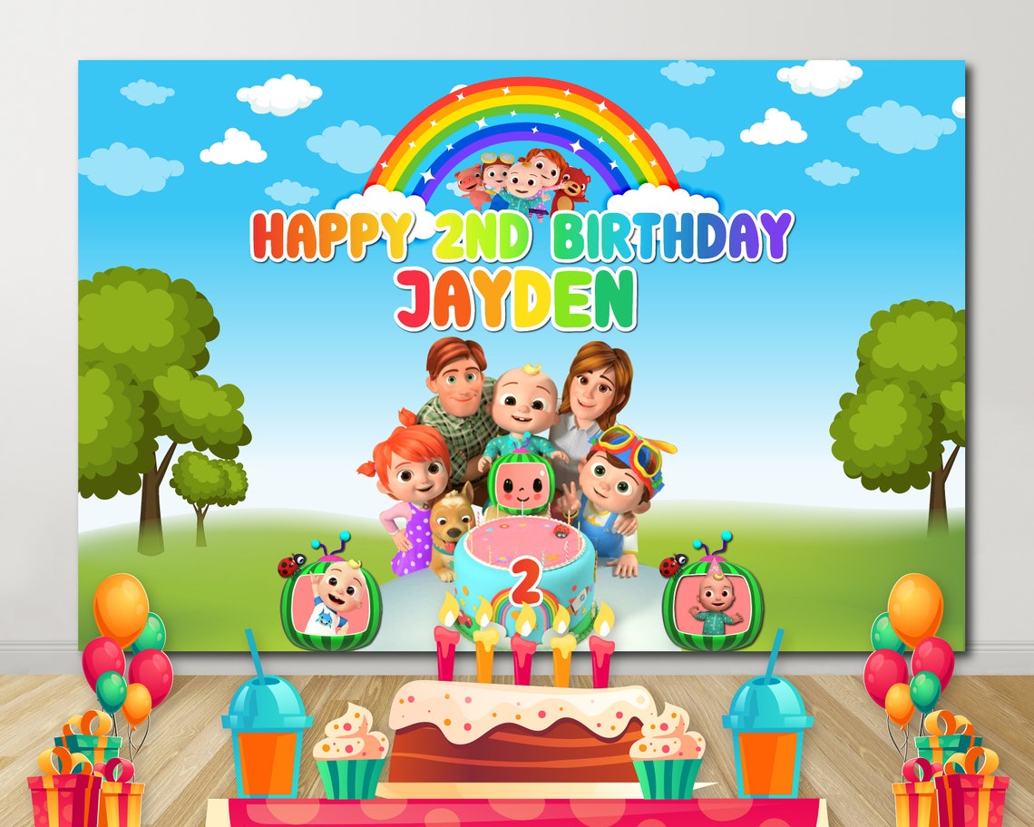 Birthday backdrop Decoration Etsy