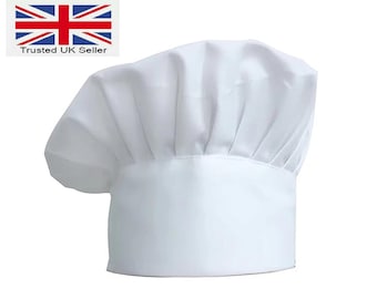 Chefs Hat Catering Baker Cooking Elastic Adjustable Men Women Kitchen Cook Cap