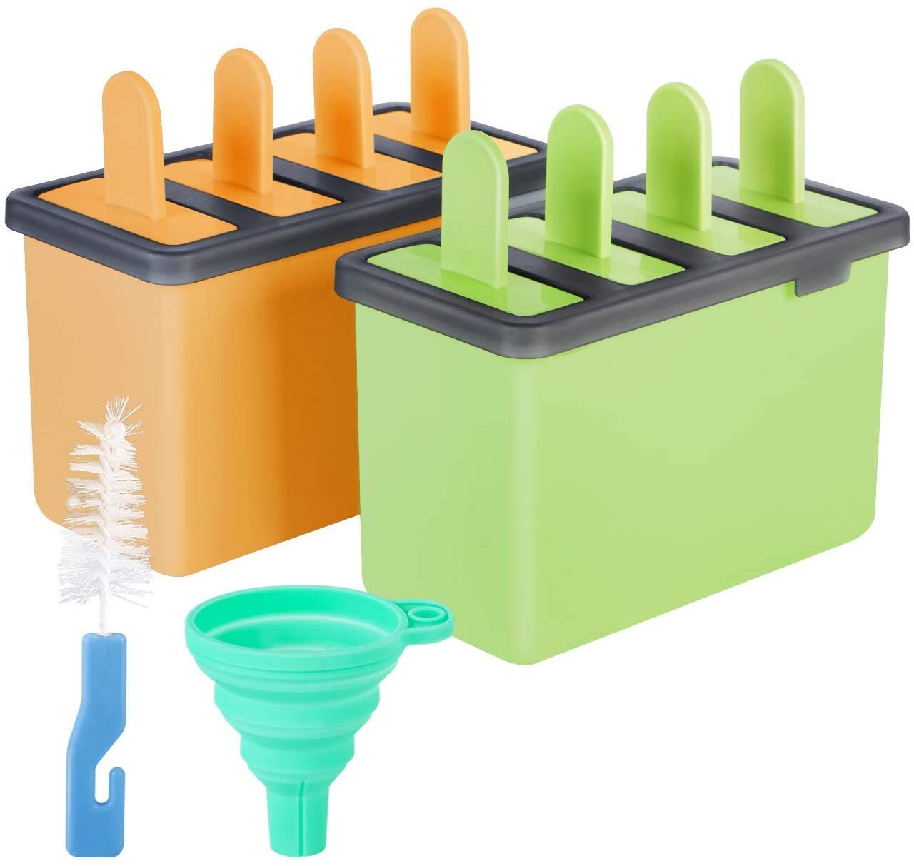 Ice Lolly Moulds 8 Popsicle Molds Set Ice Cream Moulds & Etsy Australia