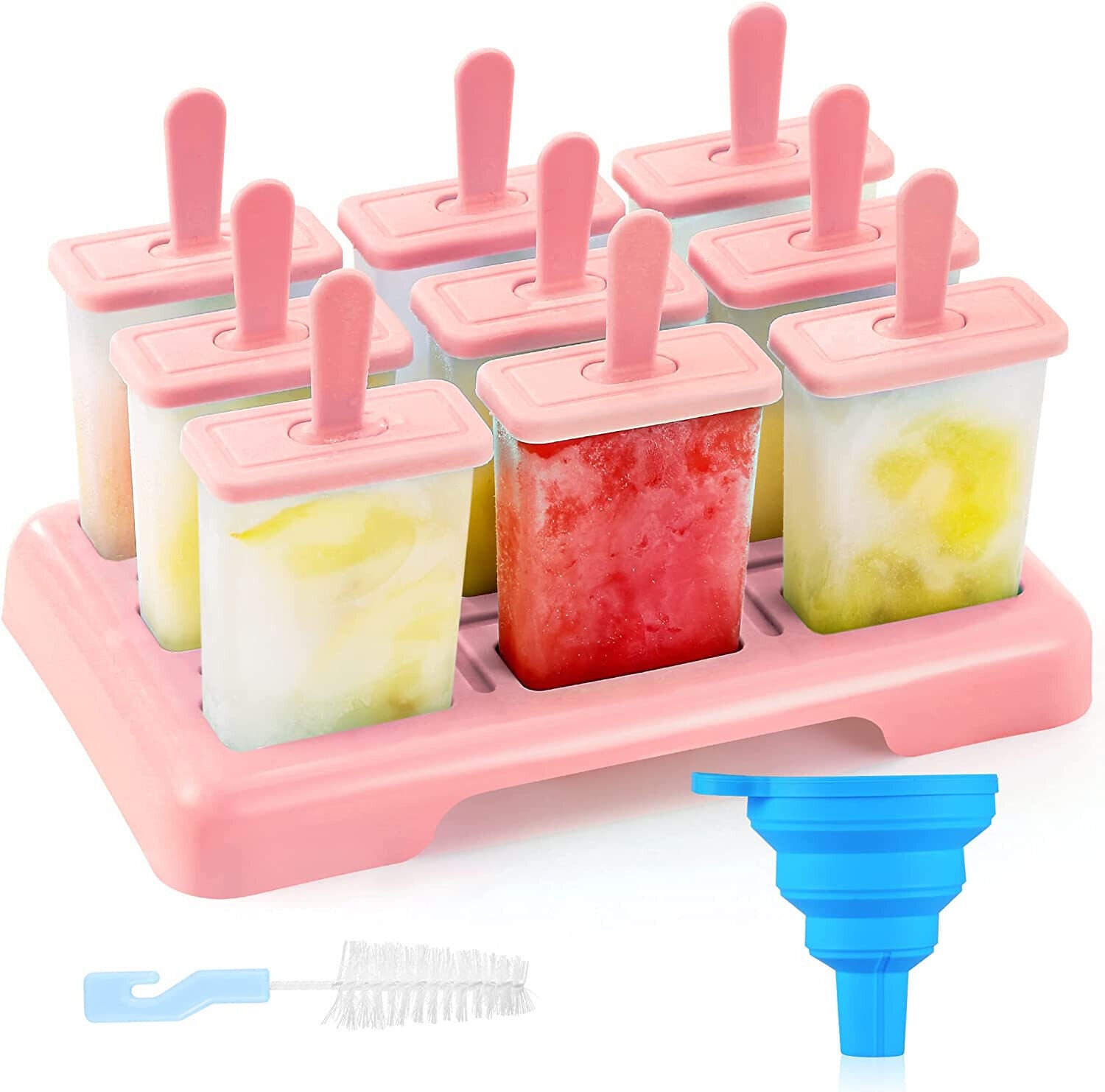 Disney Mickey Mouse Summer Fun Ice Block Popsicle Molds BPA free