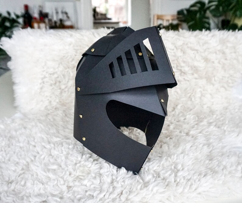 The Black Knight Make Your Own Paper Helmet With This Instant Download