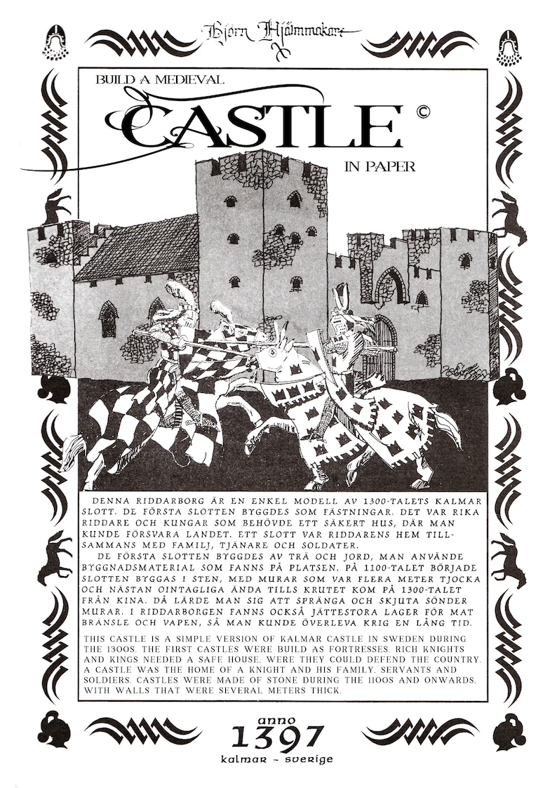 Castle Make your own castle with this instant download template image 2