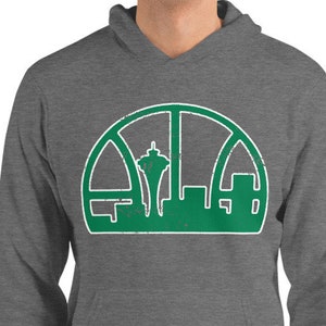 Seattle Sonics (Supersonics) Skyline Logo