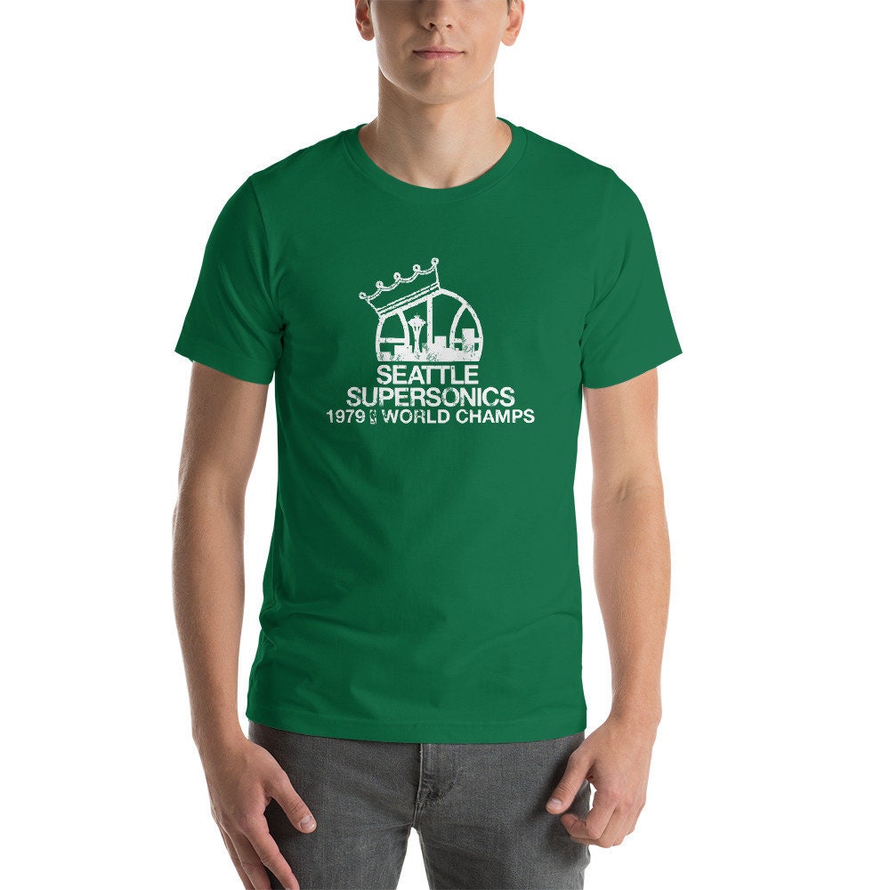 Seattle Supersonics World Champs T-shirt - Etsy Israel