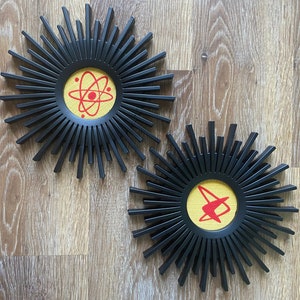 Midcentury Modern MCM Retro Atomic Starbursts