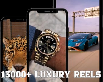 13,000+ Luxury Video Clips: Lifestyle Reels & Shorts (Digital Download)