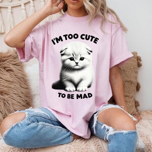 7 Too Cute Cat PNG Bundle | Kawaii Cat Clipart | Funny Cat Sublimation | Cute Cat Shirt Design | 300 DPI Digital Download | Instant Download