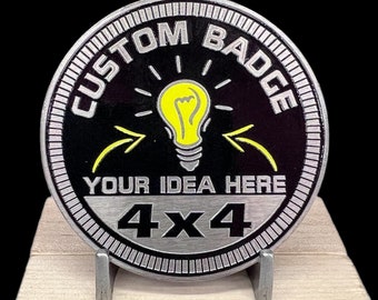 Custom 4x4 Badges - Custom Badge (APPROVED ARTWORK ONLY)