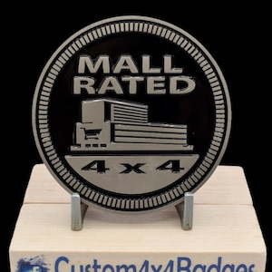 Mall - (Die-Cast) Unique METAL 4x4 Badges Made For Any 4x4 Vehicle