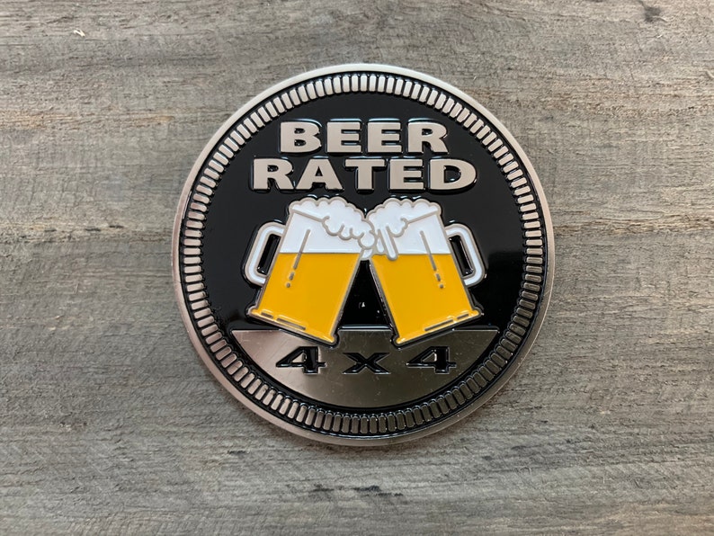 Fun Jeep Badges Beer Rated Etsy