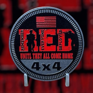 R.E.D - Distinctive Metal 4x4 Badge Crafted by Custom4x4Badges