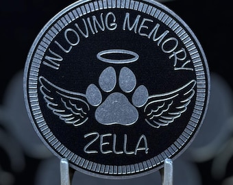 Loving Memory (Your Pet&#39;s Name) - Distinctive Metal 4x4 Badge Crafted by Custom4x4Badges