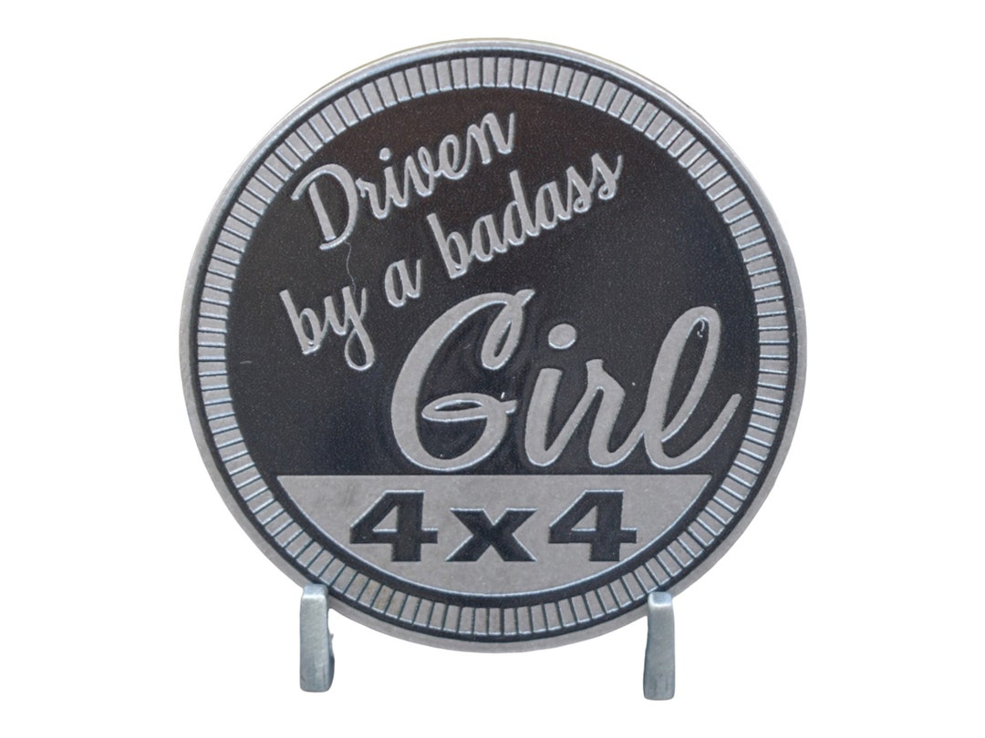 Girl Driven Unique METAL 4x4 Badges Made for Any 4x4 Vehicle Etsy