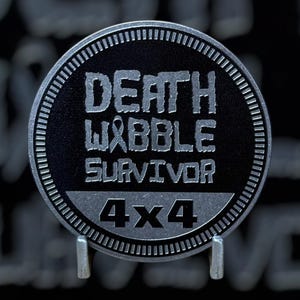 Death Wobble - Distinctive Metal 4x4 Badge Crafted by Custom4x4Badges