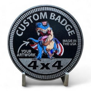 Custom4x4Badges - Custom Badge (APPROVED Shop Provided Mockup ONLY)