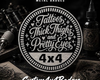 Tatouages | 21 couleurs disponibles | Insigne métallique 4x4