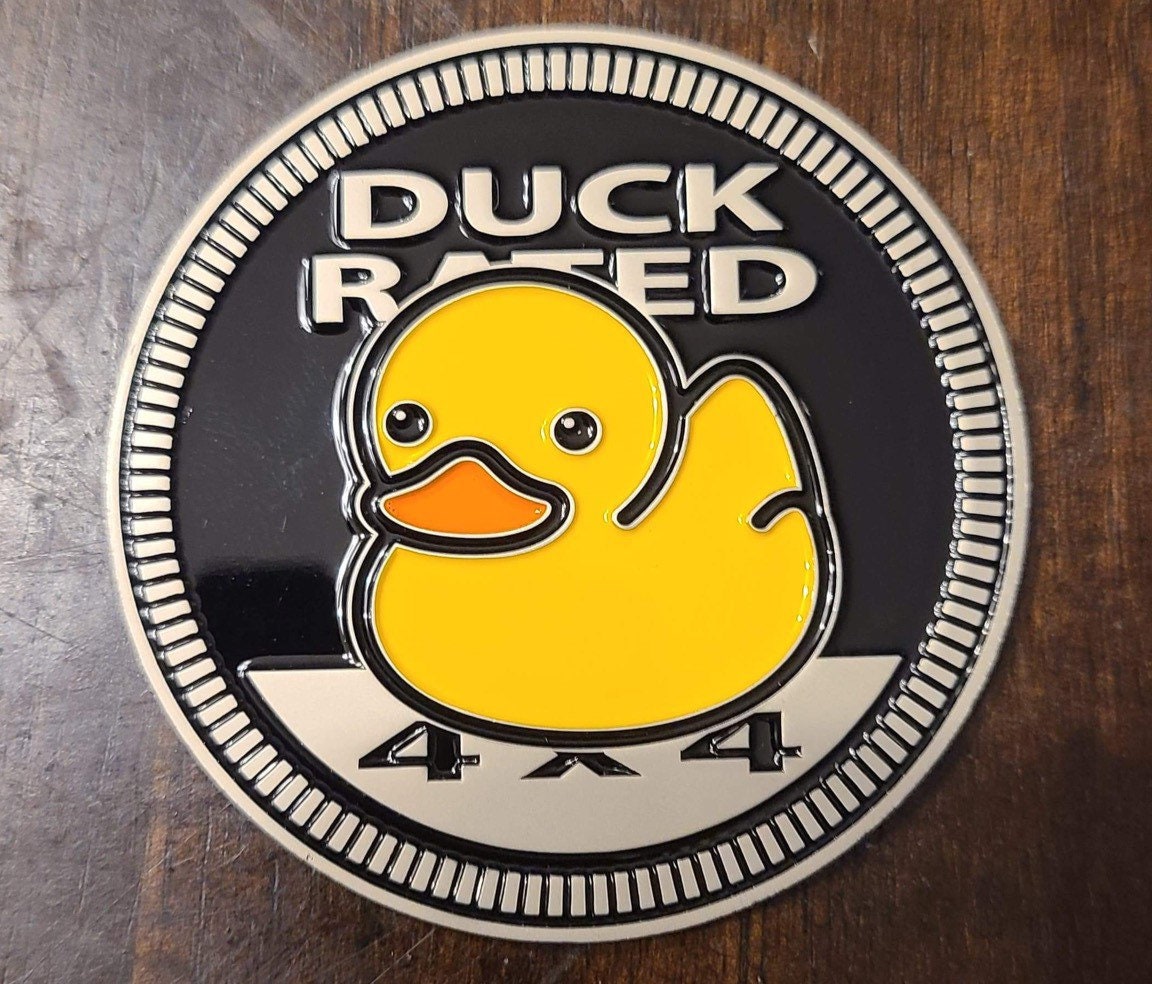 Insignias De metal divertido 4x4 Clasificado de pato Etsy